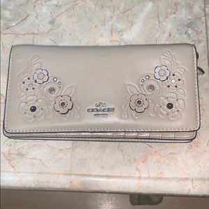 Coach floral wallet